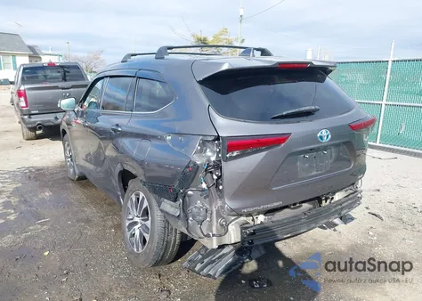 2020 Toyota Highlander Hybrid Xle from USA, damaged, VIN 5TDGBRCHXLS507200